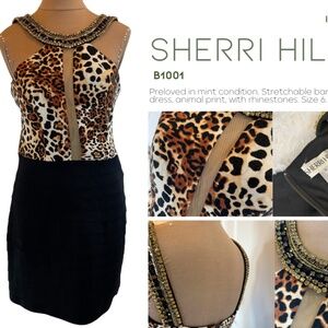 Sherri Hill Bandage Mini Dress (B1001)